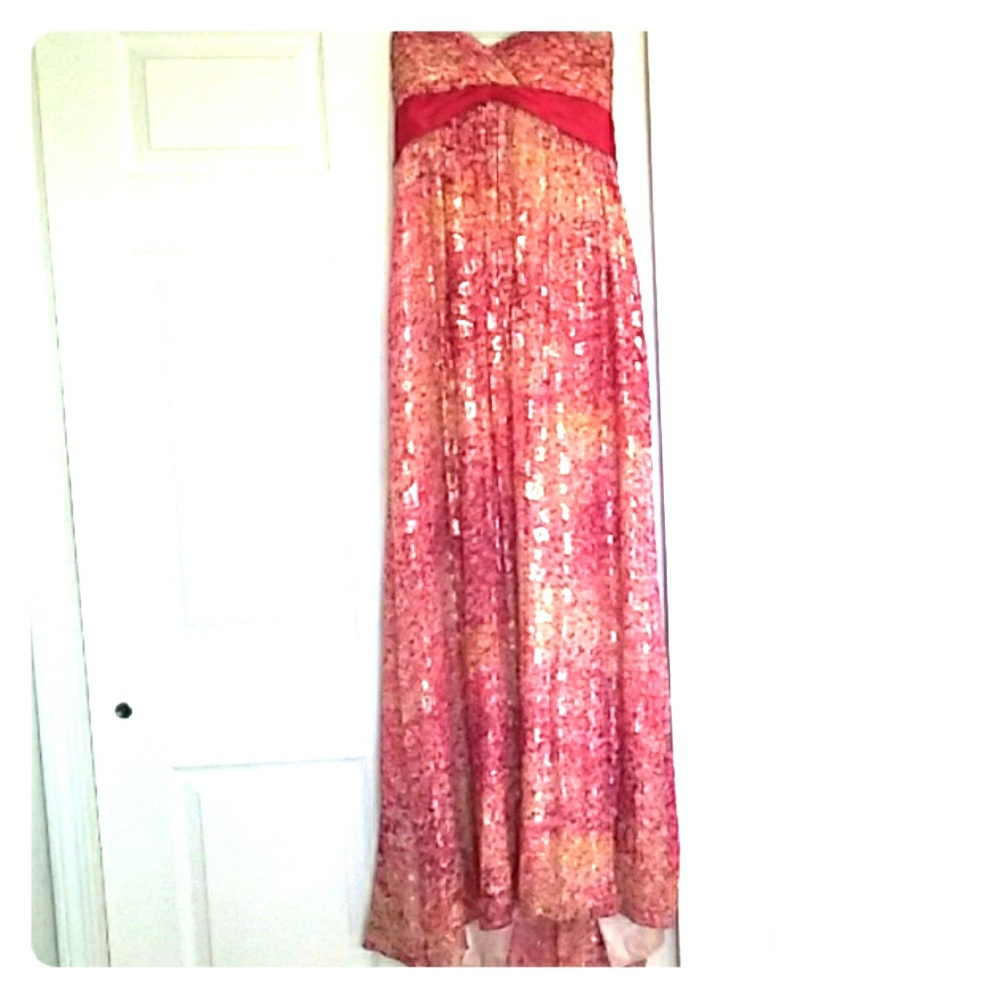 COPY - BCBG strapless maxi evening gown Size 12